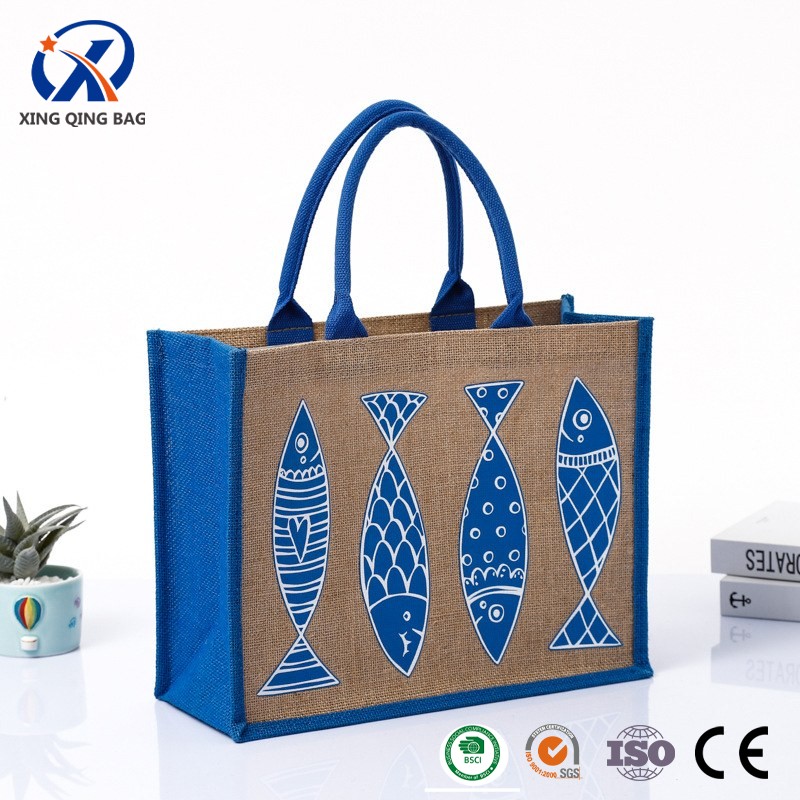 Sac en jute avec poignée