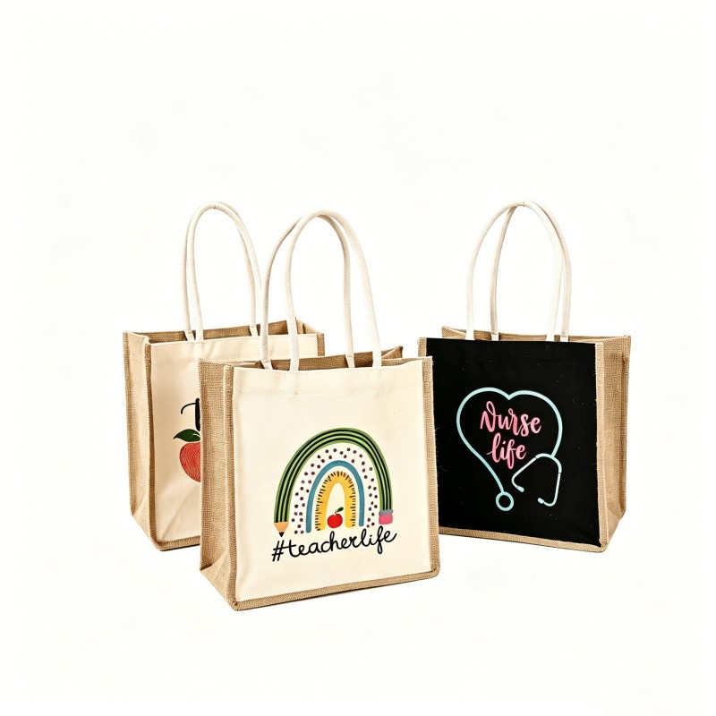 Sac en jute avec logo