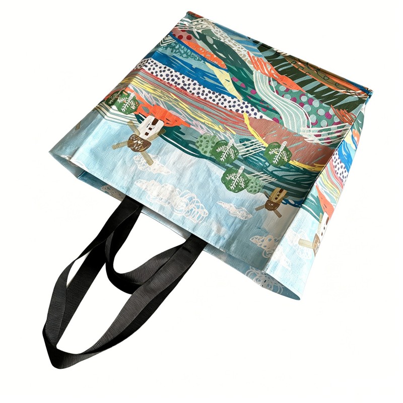 Sac à provisions tissé en PP laminé